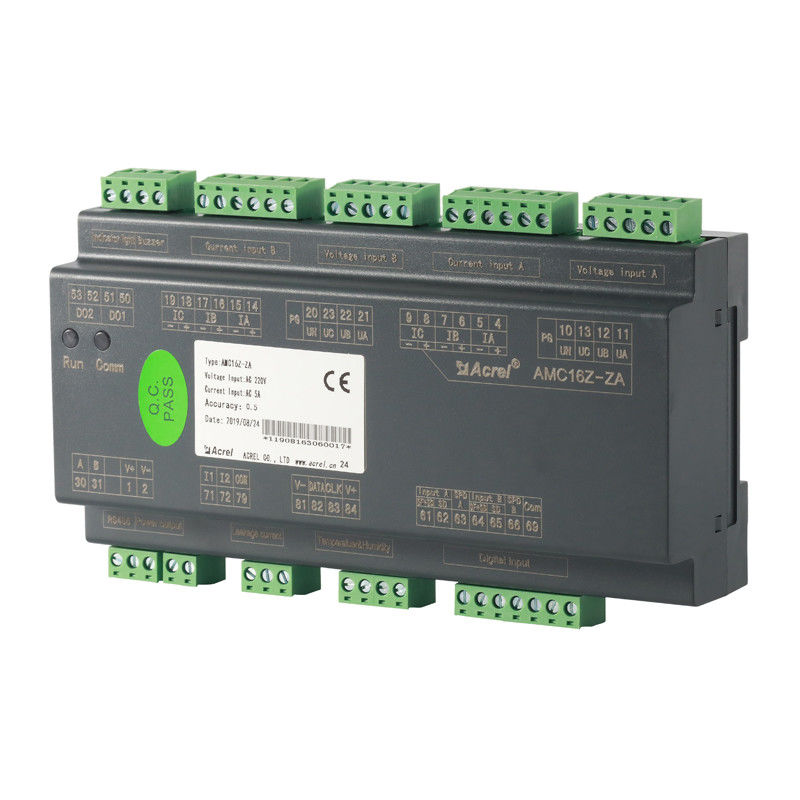 Acrel AMC16Z-ZA dual-circuit data center energy meter AC incoming circuits 6way switch state monitoring